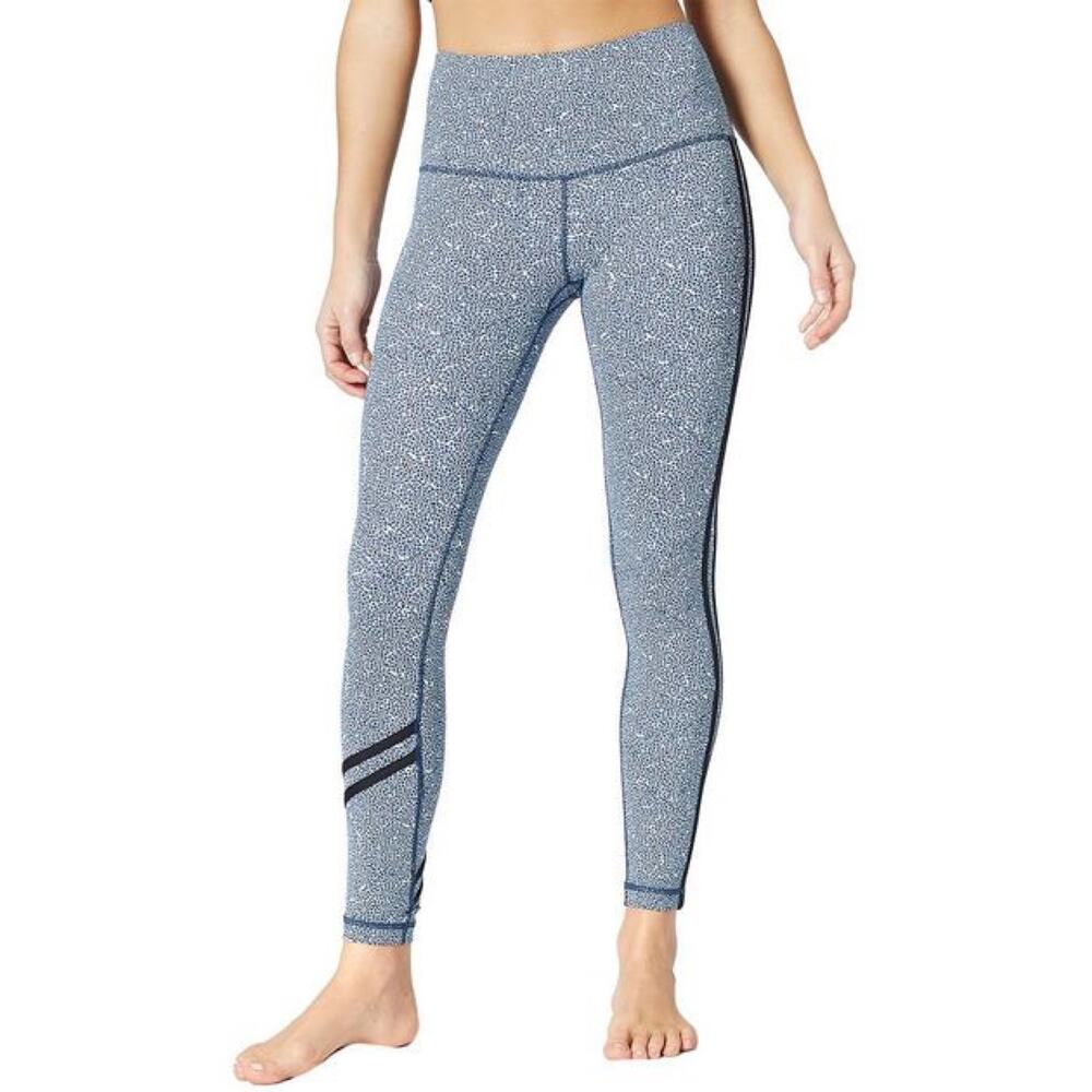 Vimmia Small High Waisted Fire Legging Chia Blue Yoga Gym Barre Workout Sporty